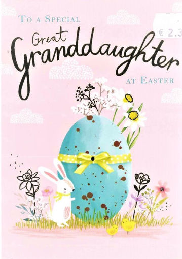 Picture of GREAT GRANDDAUGHTER EASTER CARD